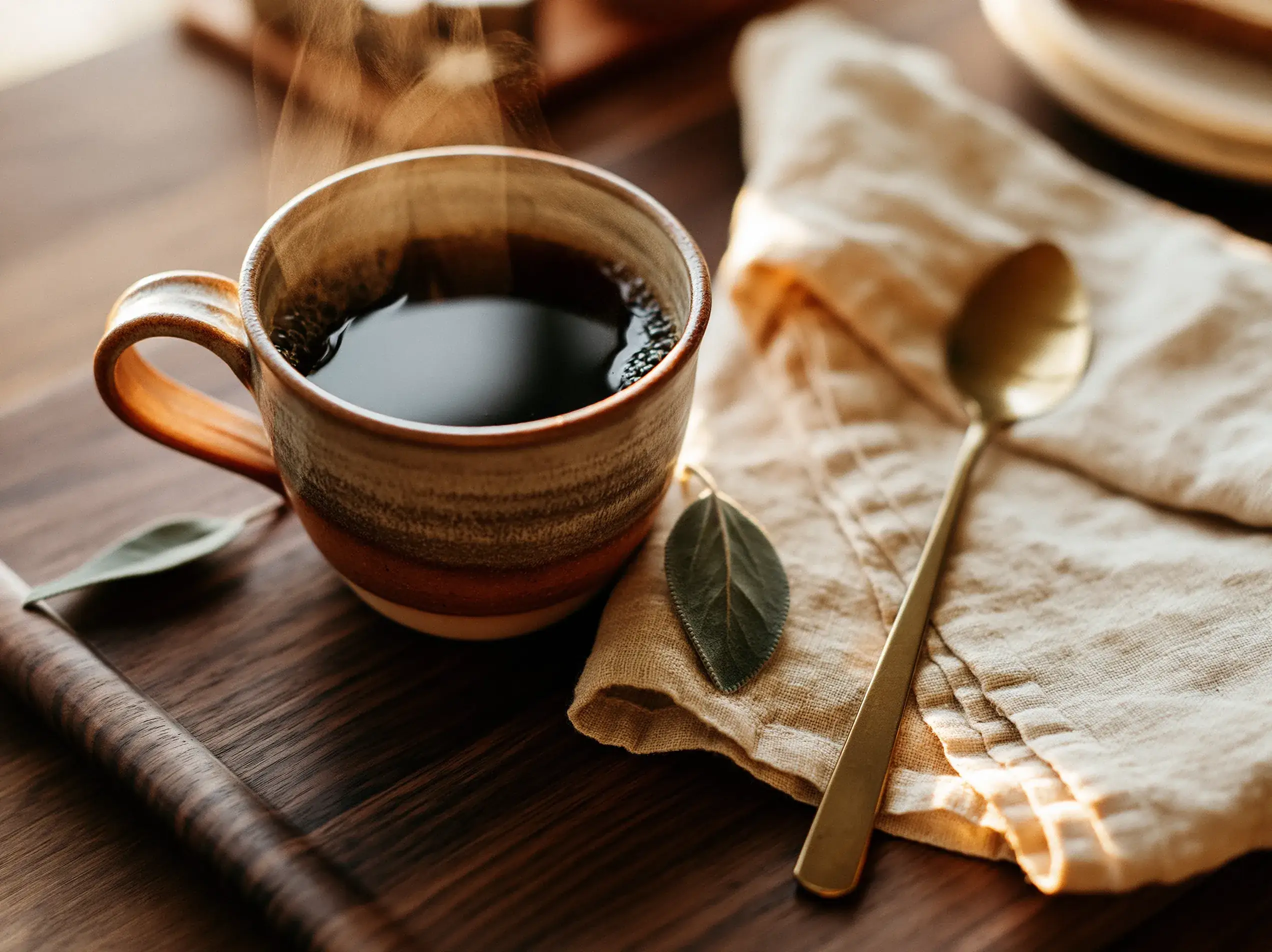 一杯咖啡 · 微距